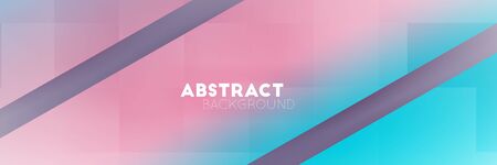 Striped abstract background with geometric pattern. vector illustration. shapes with shadowsのイラスト素材