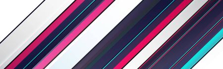 Multicolored lines geometric dynamic sport light  bright vector background.  lined background for cover design.  Technology trendy graphic design.のイラスト素材