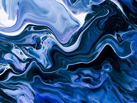 Creative abstract hand painted background, wallpaper, texture, close-up fragment of acrylic painting on canvas with brush strokes. Modern art. Contemporary art.の写真素材