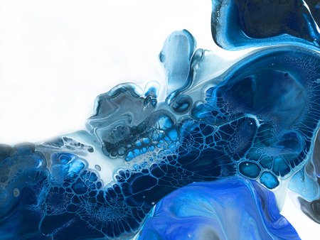 Creative abstract hand painted background, wallpaper, texture, close-up fragment of acrylic painting...