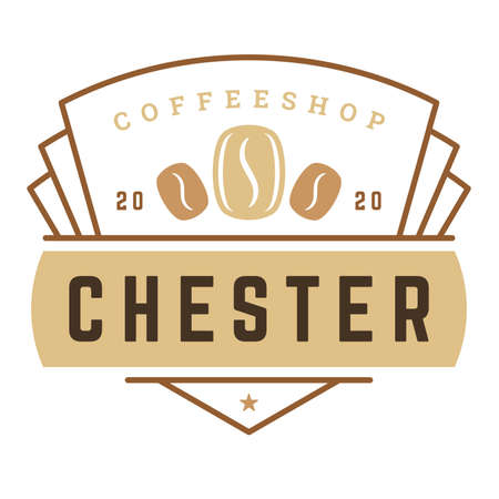 logos for coffee or coffee productsのイラスト素材