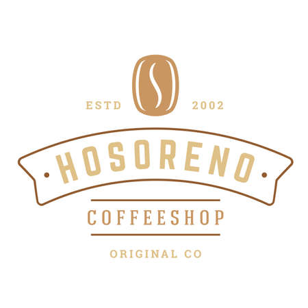 logos for coffee or coffee productsのイラスト素材