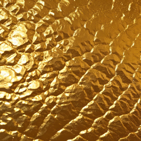 metallic gold foil textureの素材