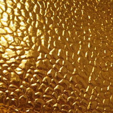 metallic gold foil textureの素材