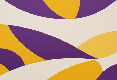 a purple, yellow and white abstract patternの素材