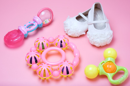 baby toy and cute baby sheos