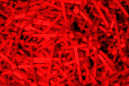 blurred metal nails in wooden boxの写真素材