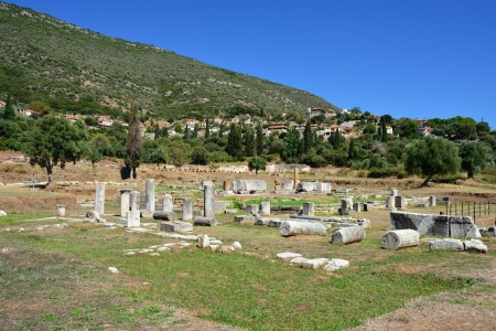  Ancient Messini old ruins, Messenia, Peloponnese, Greece 