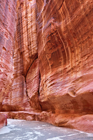 As-Siq Petra, Lost rock city of Jordan. の写真素材