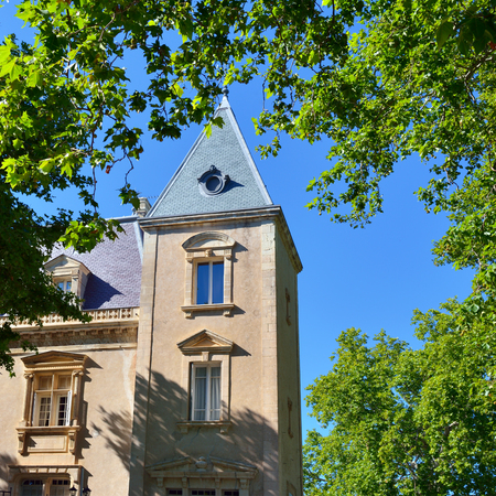 Typical architecture in rural region of Provence, Franceのeditorial素材