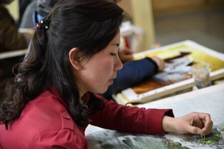 Pyongyang, North Korea - April 29, 2019:のeditorial素材