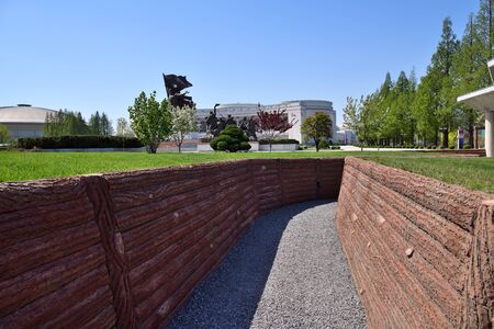 Pyongyang, North Korea - May 2, 2019: Museum of Victory.  Victorious Fatherland Liberation War Museum. North Korea. DPRKのeditorial素材