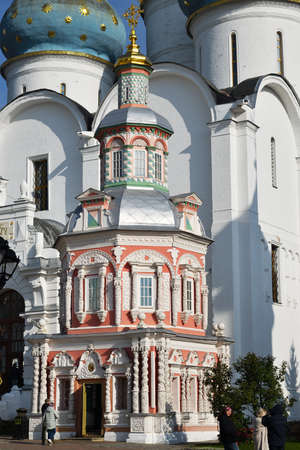 Sergiev Posad. Russia - October 13, 2021: The Trinity Sergius Lavra in Sergiev Posad Russia, circa...