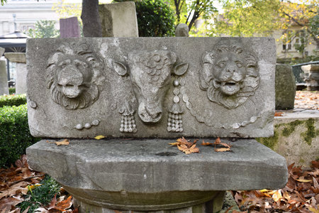 Istanbul, Turkey - December 11, 2023: Museum of Archeology in Istanbul, ancient exhibits of ancient empires inhabiting the territory of present-day Turkeyのeditorial素材