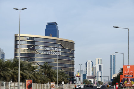 Manama, Bahrain - Feb 10, 2026: Seef District. Seef is a premier commercial and residential district in northern Manama, Kingdom of Bahrainのeditorial素材