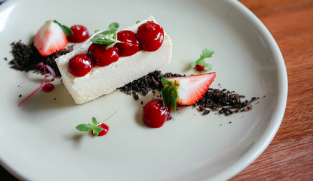 Stock Photo - Frozen White Chocolate Mousseの写真素材