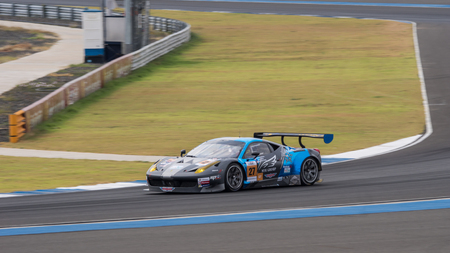 BURIRUM, THAILAND - JANUARY 10 : Joshua Hunt of Nexus Infinity in Asian Le Mans Series - Race at Asian Le Mans Series - Round 3 Burirum on January 10, 2016 in Burirum, Thailand.のeditorial素材