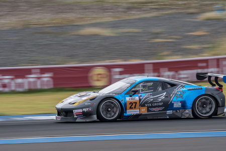BURIRUM, THAILAND - JANUARY 10 : Dominic Ang of Nexus Infinity in Asian Le Mans Series - Race at Asian Le Mans Series - Round 3 Burirum on January 10, 2016 in Burirum, Thailand.のeditorial素材
