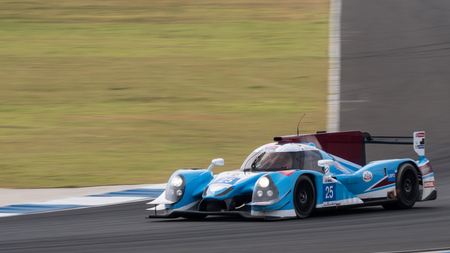 BURIRUM, THAILAND - JANUARY 10 : Michael Munemann of Algarve Pro Racing in Asian Le Mans Series - Race at Asian Le Mans Series - Round 3 Burirum on January 10, 2016 in Burirum, Thailand.のeditorial素材