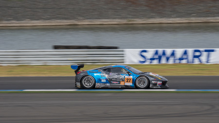BURIRUM, THAILAND - JANUARY 10 : Dominic Ang of Nexus Infinity in Asian Le Mans Series - Race at Asian Le Mans Series - Round 3 Burirum on January 10, 2016 in Burirum, Thailand.のeditorial素材