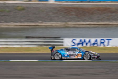 BURIRUM, THAILAND - JANUARY 10 : Dominic Ang of Nexus Infinity in Asian Le Mans Series - Race at Asian Le Mans Series - Round 3 Burirum on January 10, 2016 in Burirum, Thailand.のeditorial素材