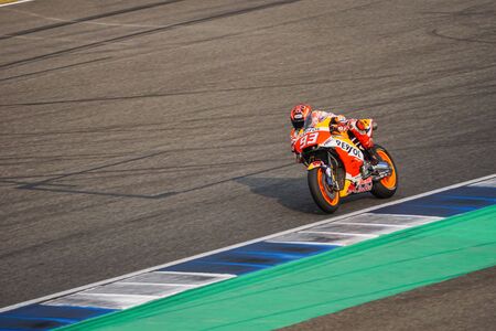 Buriram, Thailand - February, 17, 2018 :  MotoGP Buriram Test 2018, Thailandのeditorial素材