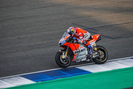 Buriram, Thailand - February, 17, 2018 : MotoGP Buriram Test 2018, Thailandのeditorial素材