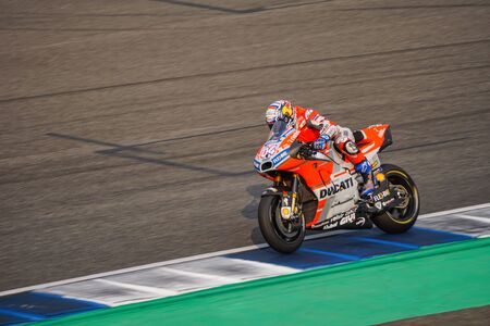 Buriram, Thailand - February, 17, 2018 : MotoGP Buriram Test 2018, Thailandのeditorial素材