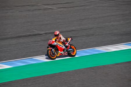 Buriram, Thailand - October,5,2018 : Marc MARQUEZ rider of MotoGP in Free Practice 2のeditorial素材