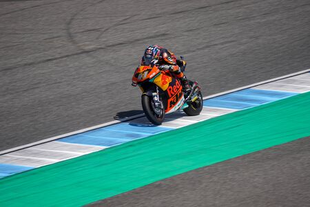 Buriram, Thailand - October,7,2018 : Brad BINDER rider of Moto2 Raceのeditorial素材