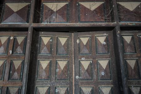 Stock Photo - The Old door with cobwebの写真素材