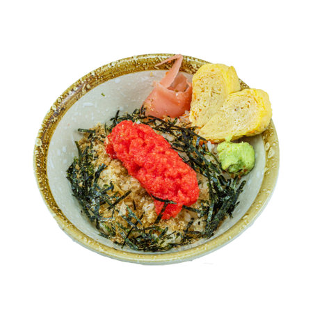 Japanese Food : Mentaiko Donの写真素材