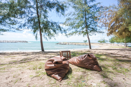 Beauty of sea and beach in the morning in Rayong,Thailand. This is a famous tourist attraction that tourists should not miss..の写真素材