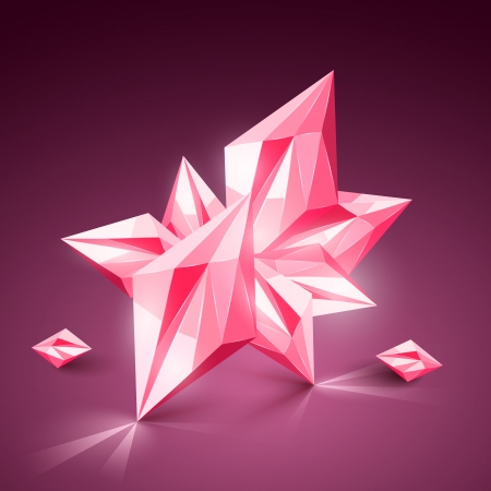 Realistic vector gem のイラスト素材