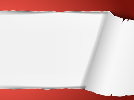 Torn wallpaper with place for text のイラスト素材