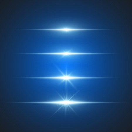 Vector set element light of lens effect.のイラスト素材