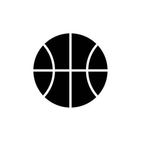 Basketball icon vector. basketball logo vector iconのイラスト素材