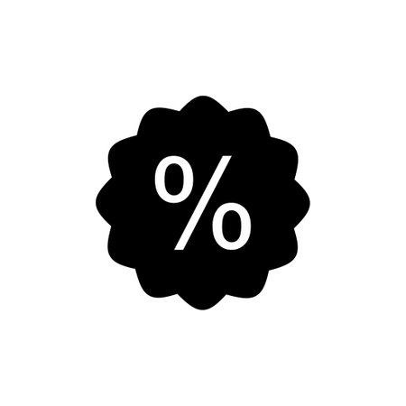 Discount icon vector. shopping tags. percentage iconのイラスト素材