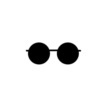 Glasses icon vector. eye glasses icon. sunglassesのイラスト素材