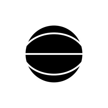 Basketball icon vector. basketball logo vector iconのイラスト素材