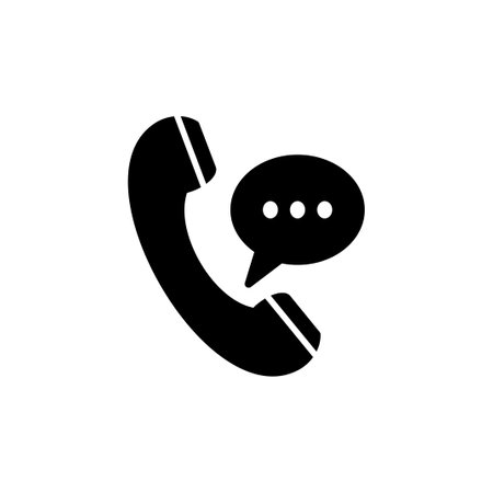 Call icon vector. phone icon vectorのイラスト素材