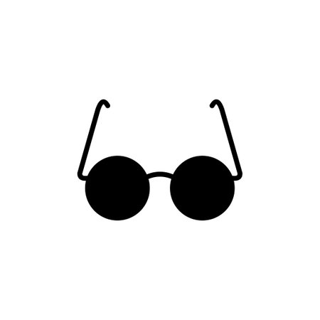 Glasses icon vector. eye glasses icon. sunglassesのイラスト素材