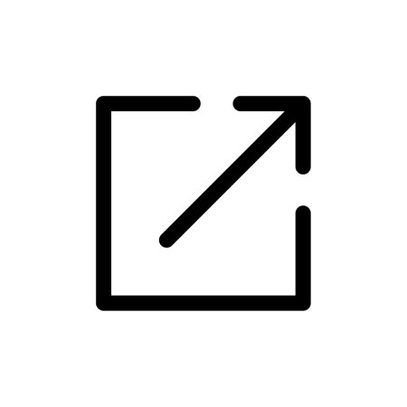 External link icon vector. hyperlink chain symbol. download, share,のイラスト素材