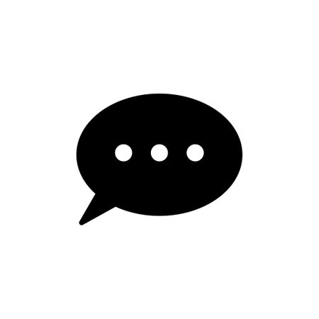 Chat icon vector. Chat Icon in trendy flat style isolated. Speech bubble symbol for web designのイラスト素材