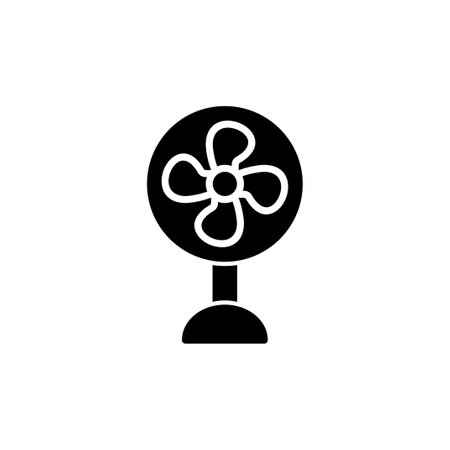 Fan icon vector. blower icon. propeller. ceilingのイラスト素材