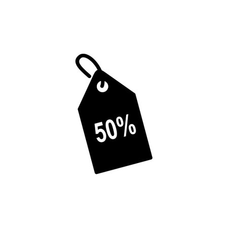 Discount icon vector. shopping tags. percentage iconのイラスト素材