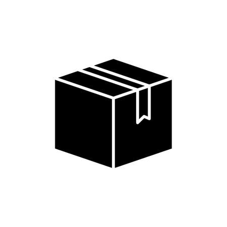 Box icon vector. Box sign. delivery package. parcel box.のイラスト素材
