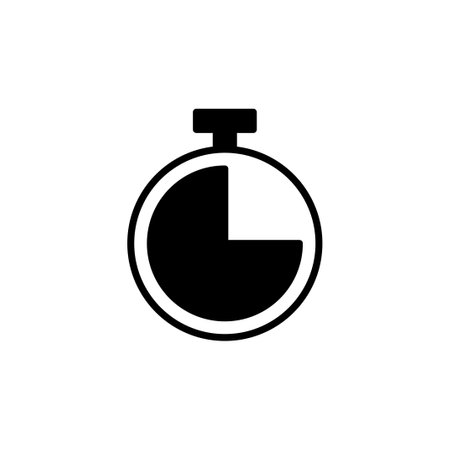 Clock icon. Time icon vector. Clock icon in trendy flat style isolated