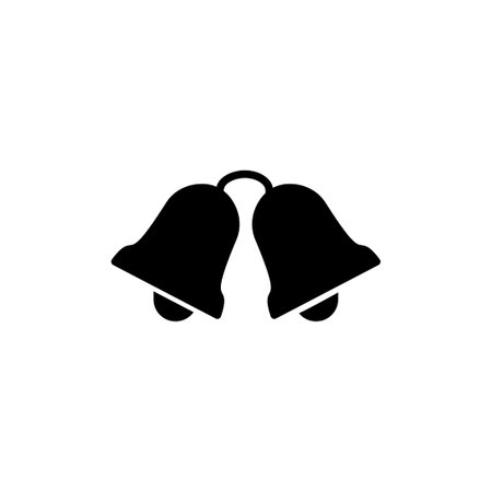 Bell Icon vector in trendy flat style isolated. Notification symbol web site designのイラスト素材