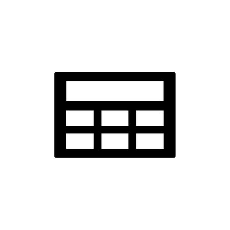 Calculator icon vector. math icon. finances signのイラスト素材